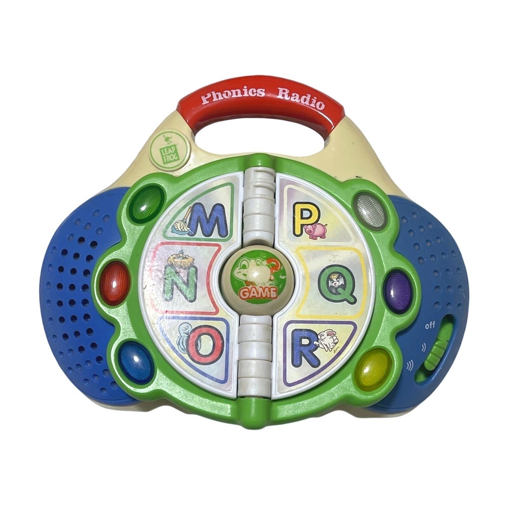 2002 Leap Frog Phonics Radio Educational Alphabet Musical ABC Learning Toy WORKS
